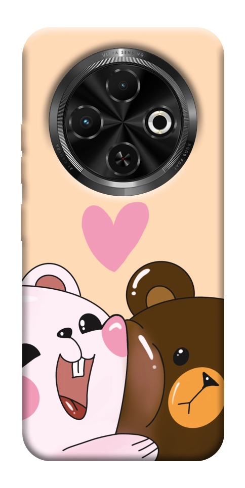 Чехол Медвежата для TECNO Spark 30C (KL5n)