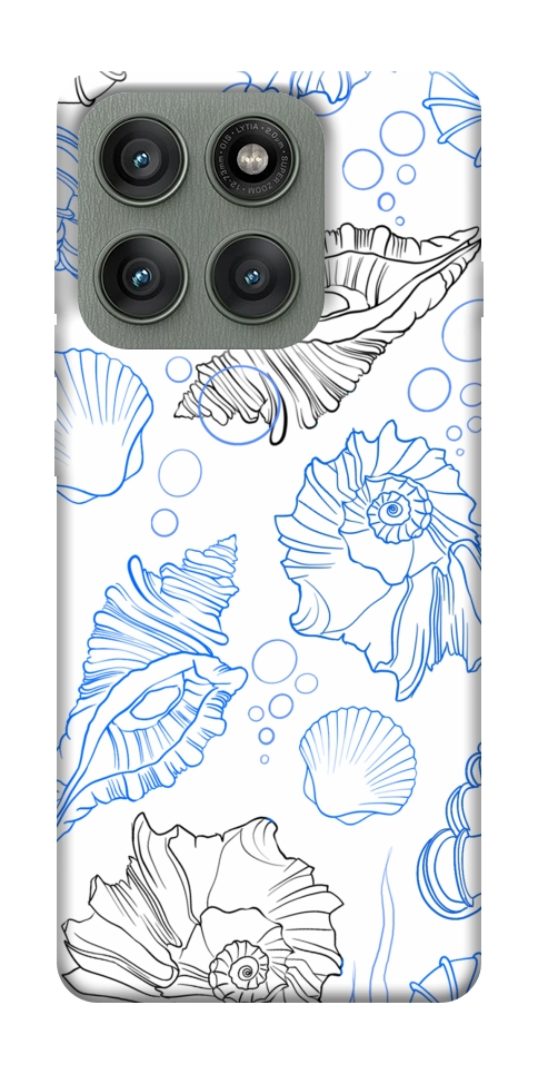Чохол Морські мушлі для Motorola Edge 60 Pro