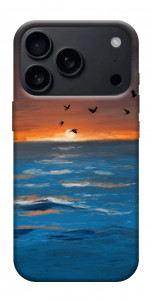 Чехол Закатное море для iPhone 17 Pro