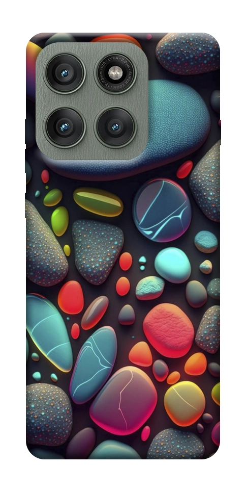 Чохол Різнобарвне каміння для Motorola Edge 60 Pro