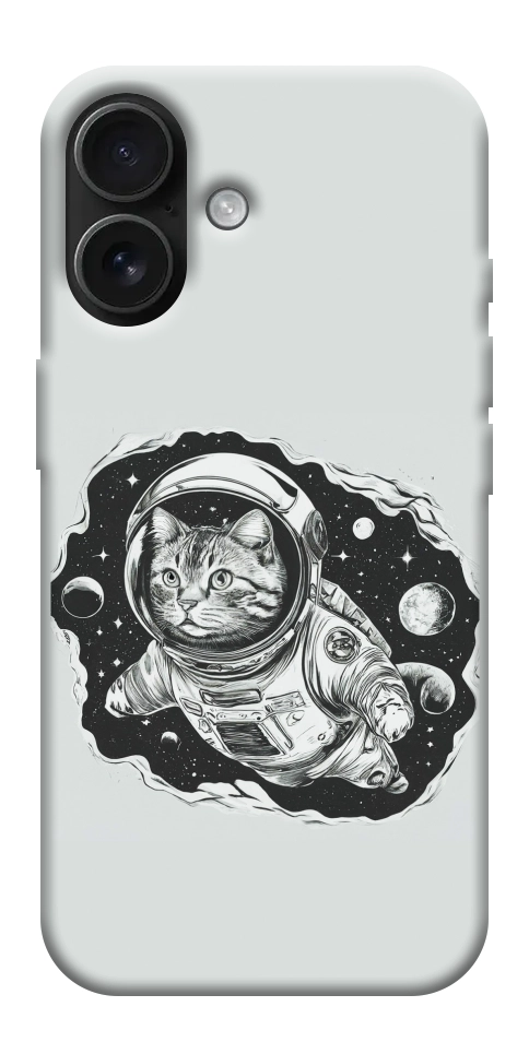 Чохол Кіт космонавт для iPhone 17