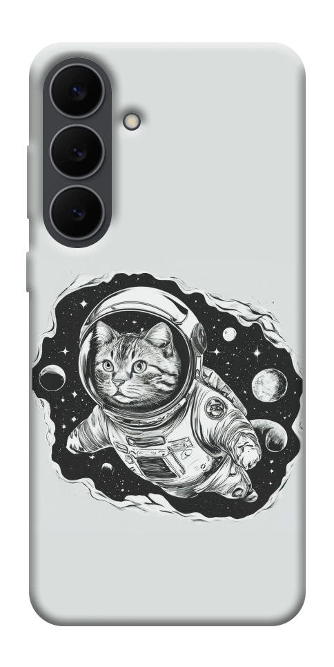 Чехол Кот космонавт для Galaxy S25 FE