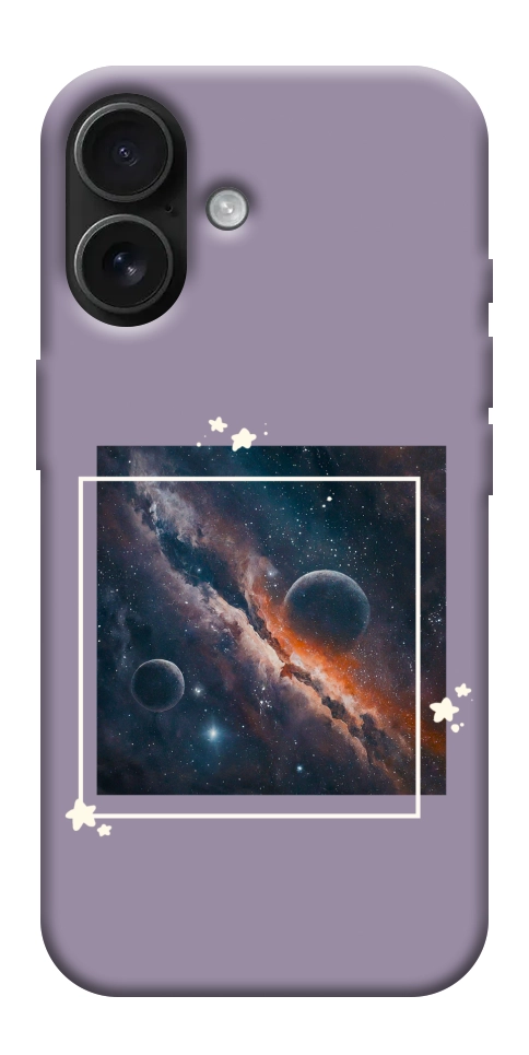Чохол Космос у квадраті для iPhone 17