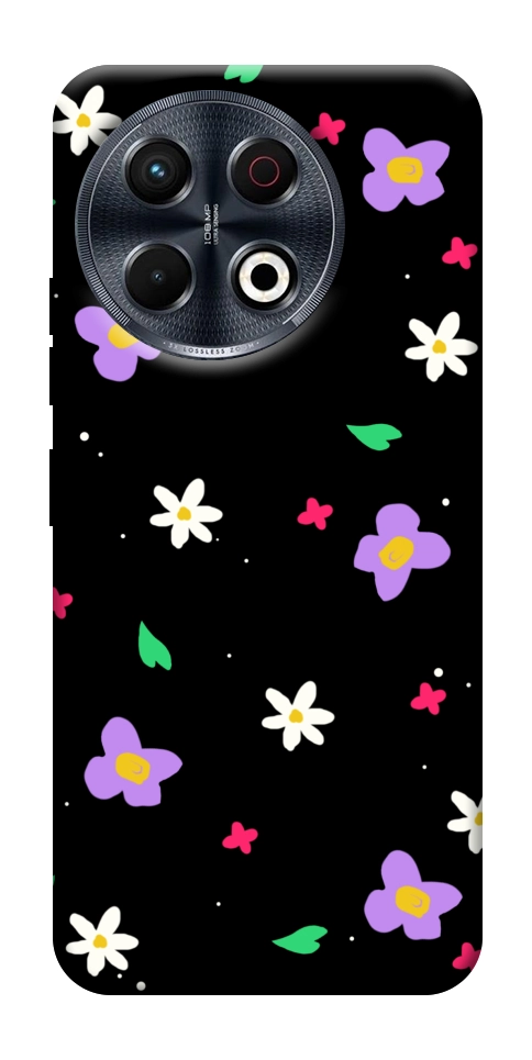 Чохол Квіти та пелюстки для TECNO Spark 30 Pro (KL7)