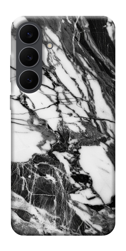 Чехол Calacatta black marble для Galaxy S25 FE
