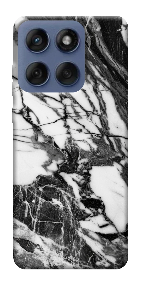 Чехол Calacatta black marble для Motorola Edge 60 Fusion