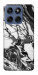 Чехол Calacatta black marble для Motorola Edge 60 Fusion