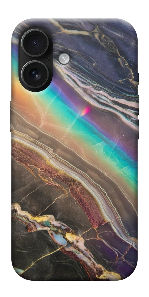 Чохол Райдужний мармур для iPhone 17