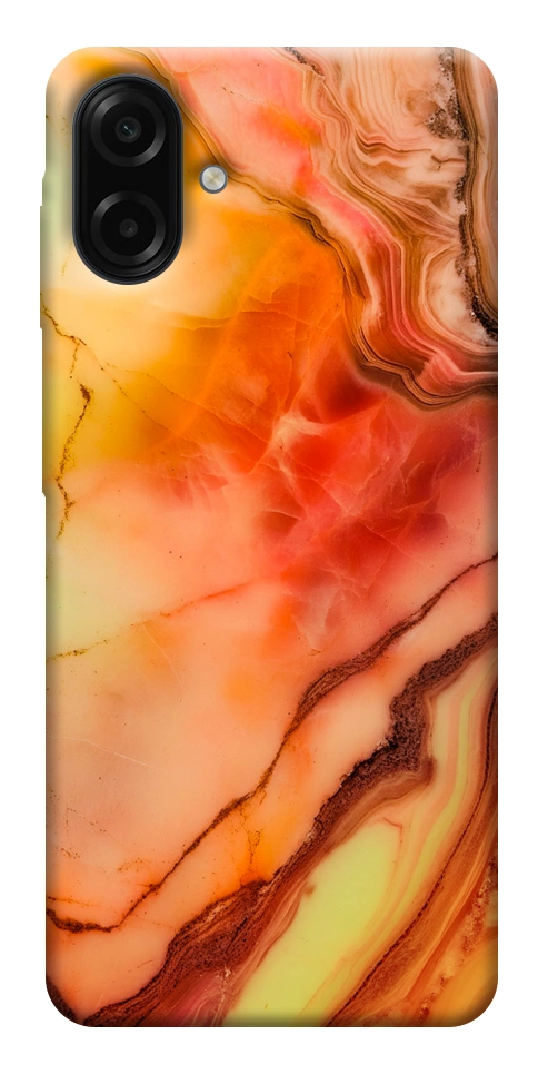 Чохол Червоний корал мармур для Galaxy A07