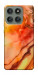 Чохол Червоний корал мармур для Motorola Edge 60 Pro