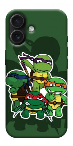 Чохол Green turtles для iPhone 17