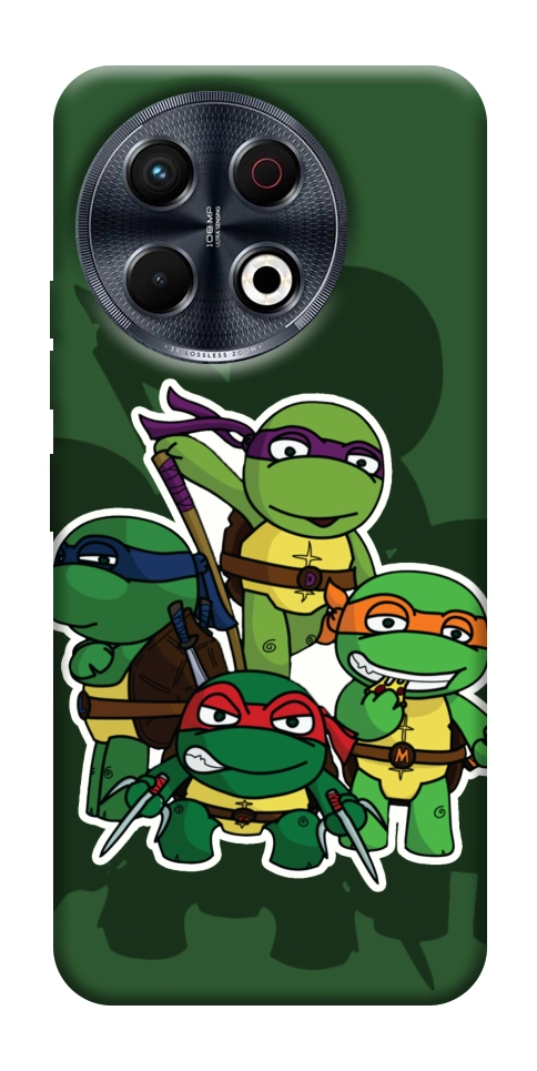 Чохол Green turtles для TECNO Spark 30 Pro (KL7)