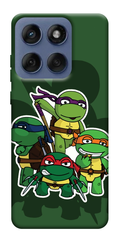 Чехол Green turtles для Motorola Edge 60 Fusion