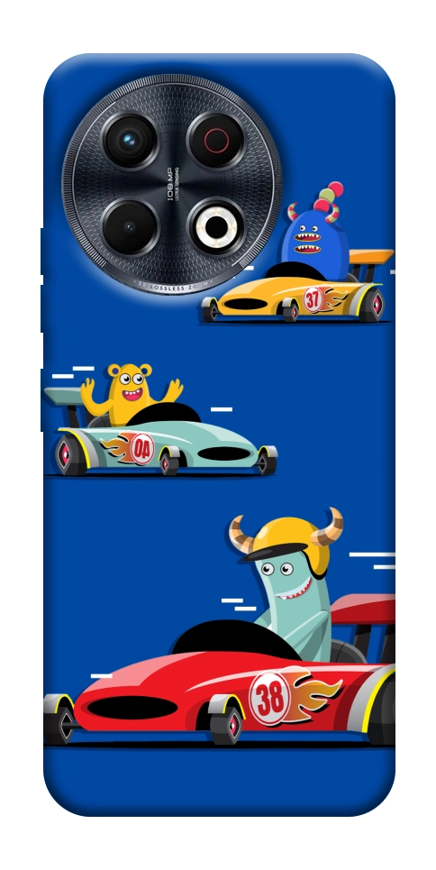 Чохол Монстри та машинки для TECNO Spark 30 Pro (KL7)