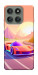Чохол Машинка на заході сонця для Motorola Edge 60 Pro