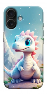 Чохол Білий дракоша для iPhone 17