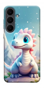 Чехол Белый дракоша для Galaxy S25 FE