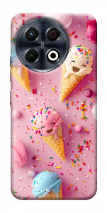 Чохол Веселе морозиво для TECNO Spark 30 Pro (KL7)