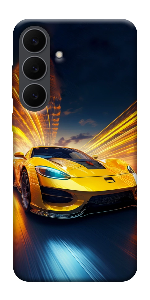 Чехол Yellow Porsche для Galaxy S25 FE