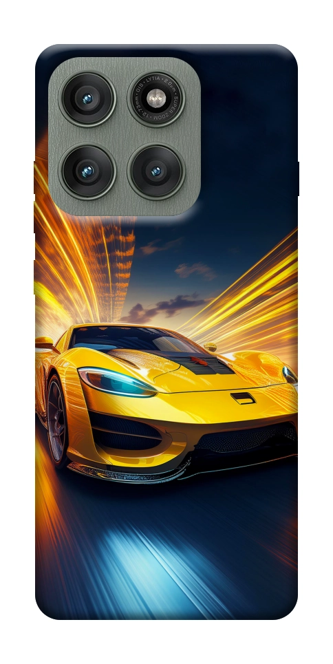 Чохол Yellow Porsche для Motorola Edge 60 Pro