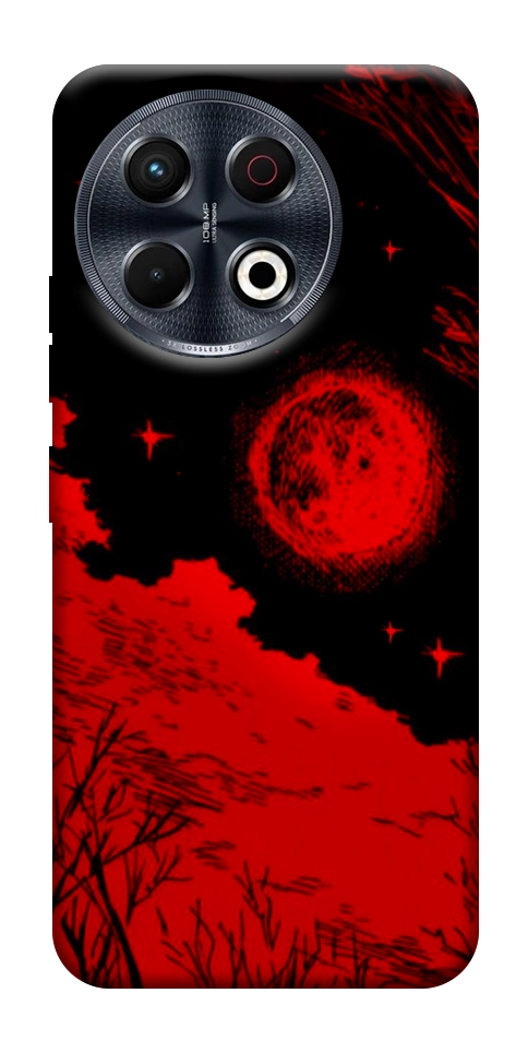 Чехол Кровавый закат солнца для TECNO Spark 30 Pro (KL7)