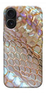 Чохол Gold snake skin для iPhone 17