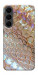 Чехол Gold snake skin для Galaxy S25 FE