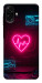 Чохол Neon heart для Galaxy A07