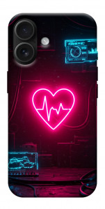 Чохол Neon heart для iPhone 17