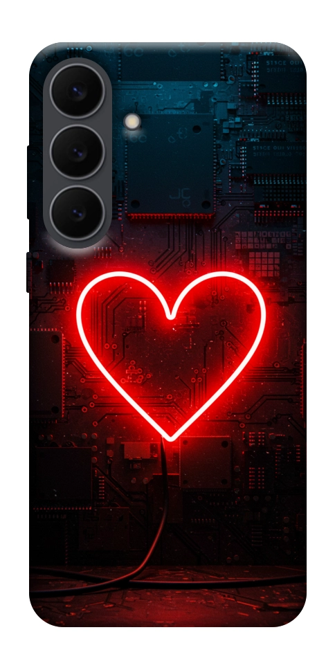 Чехол Яркое сердце для Galaxy S25 FE