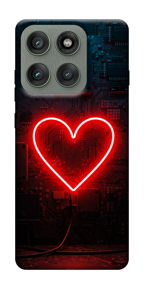 Чохол Яскраве серце для Motorola Edge 60 Pro