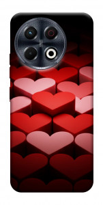Чохол Hearts pattern для TECNO Spark 30 Pro (KL7)