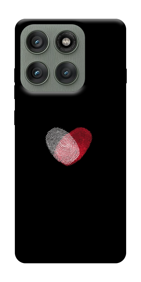 Чохол Fingerprint heart для Motorola Edge 60 Pro
