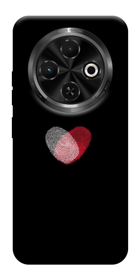 Чехол Fingerprint heart для TECNO Spark 30C (KL5n)