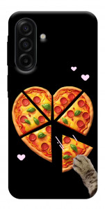 Чохол Pizza Love Cat для Galaxy A17 5G