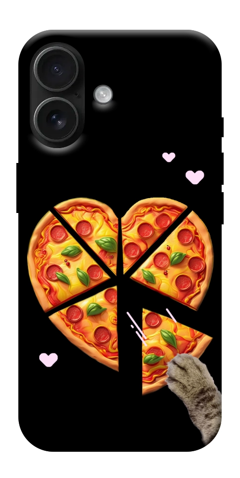 Чохол Pizza Love Cat для iPhone 17