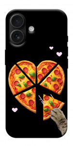 Чохол Pizza Love Cat для iPhone 17