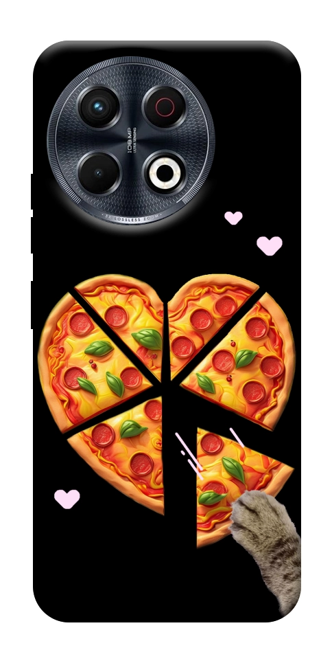 Чохол Pizza Love Cat для TECNO Spark 30 Pro (KL7)
