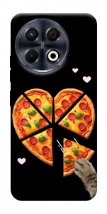 Чохол Pizza Love Cat для TECNO Spark 30 Pro (KL7)