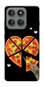 Чохол Pizza Love Cat для Motorola Edge 60 Pro