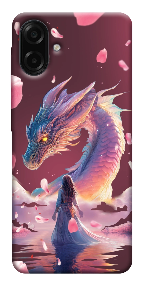 Чехол Girl and dragon для Galaxy A07