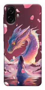 Чохол Girl and dragon для Galaxy A07
