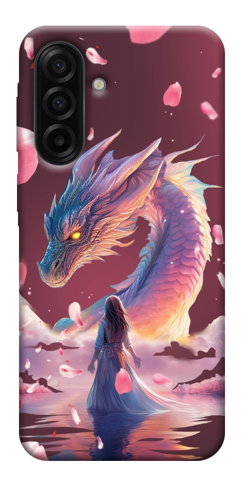 Чохол Girl and dragon для Galaxy A17 5G