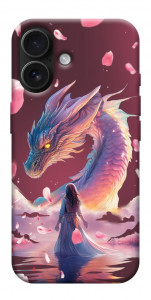 Чохол Girl and dragon для iPhone 17