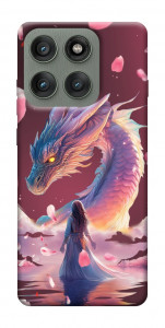 Чохол Girl and dragon для Motorola Edge 60 Pro
