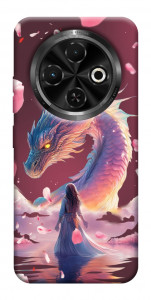 Чехол Girl and dragon для TECNO Spark 30C (KL5n)