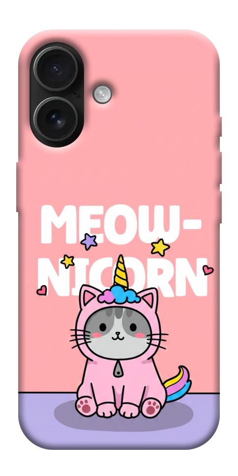 Чохол Cat unicorn для iPhone 17