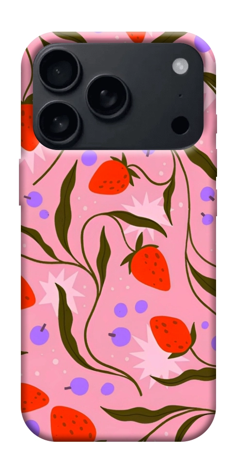 Чохол Strawberry pink для iPhone 17 Pro Max