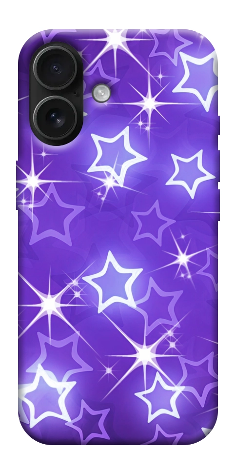 Чохол Purple sparkles для iPhone 17