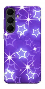 Чехол Purple sparkles для Galaxy S25 FE